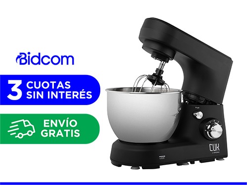 Batidora Planetaria Cuk By Gadnic B52 1200w Bowl Acero Inoxidable 5Lts