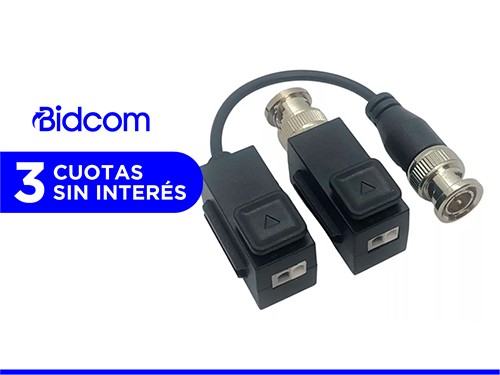 Balun Par Video Hikvision Tranmisor de Video FULL HD CCTV