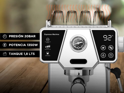 Cafetera Gadnic CME07 automática para cafe molido 220V 1350W