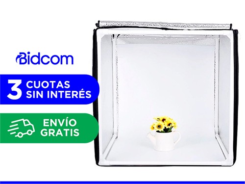 Caja De Luz Para Fotografía Profesional Portátil Gadnic 50 x 50 + Bols