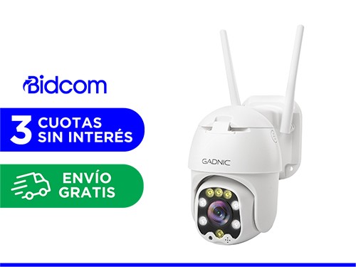 Camara De Seguridad Gadnic DM300W IP WIFI Para Exteriores 1080P Visión