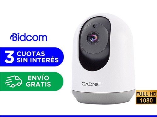 Cámara de Seguridad Gadnic IP Motorizada 3MP Full HD Visión Nocturna