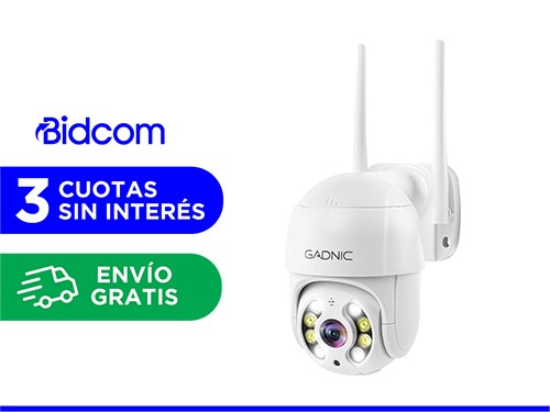 Camara de Seguridad Wifi IP Gadnic DM200W Full HD Motorizada