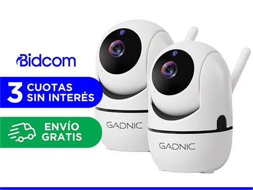 Cámaras de Seguridad Gadnic SX9 x2 IP WiFi P2P Motorizadas Full Hd Vis