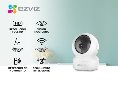 Cámara IP Ezviz WiFi Paneo e Inclinación Inteligente CS-C6N-R101-1G2WF