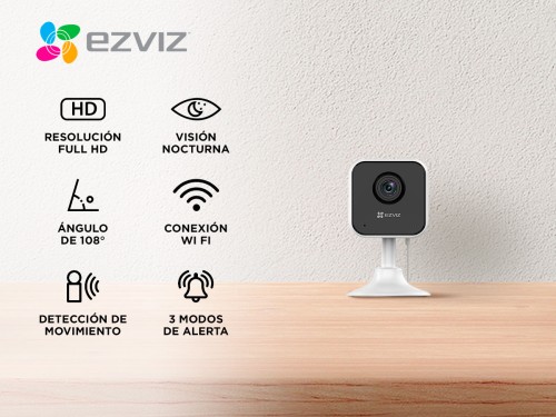 Cámara IP Ezviz Wi-Fi Para Hogar Inteligente CS-H1c-R101-1G2WR