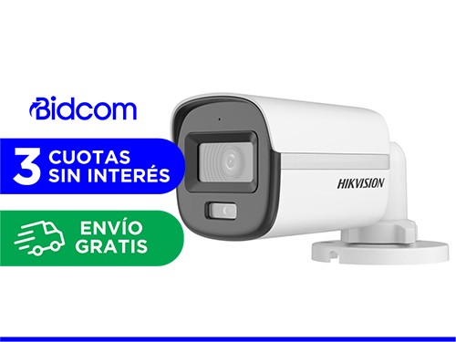 Cámara De Seguridad Hikvision ColorVu DS-2CE10DF0T-FS