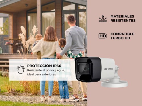 Cámara De Seguridad Hikvision DS-2CE16D0T-EXIPF Hd 1080p Exterior Ir