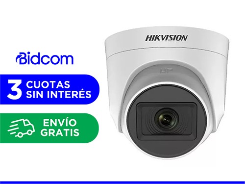 Cámara De Seguridad Hikvision DS-2CE76D0T-EXIPF 28mm 1080p 2mp Domo