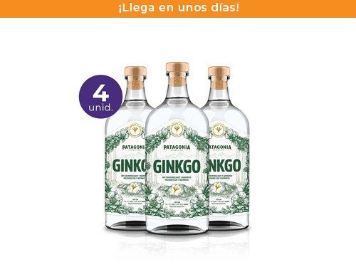 Pack: 4 Ginkgo 500ml