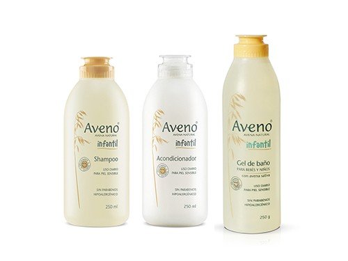 Kit Aveno Infantil Shampoo + Acondicionador + Gel De Baño