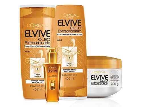 Kit Elvive Óleo Coco + Serum Óleo Extraordinario Nutricion