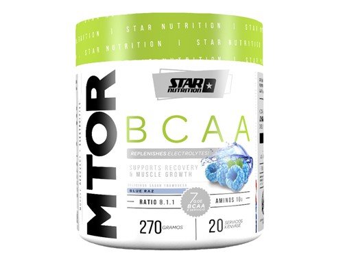 Suplemento Star Nutrition Mtor Bcaa 270g - Sabor: Mora