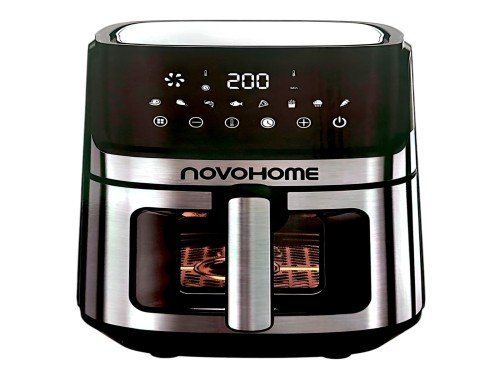 Freidora De Aire Sin Aceite Novohome 7l 8 Funciones 1700w