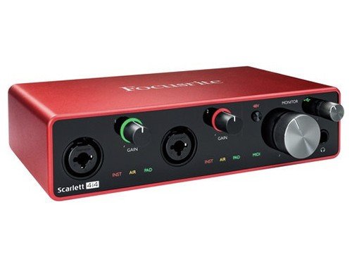 Interfaz de audio USB Focusrite Scarlett 4i4 3rd Gen