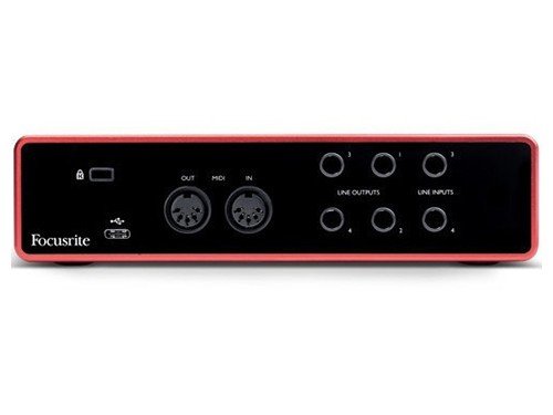 Interfaz de audio USB Focusrite Scarlett 4i4 3rd Gen