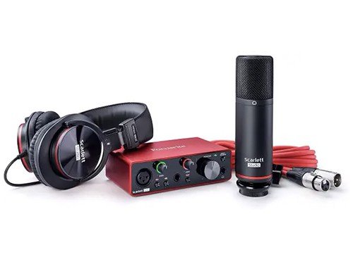 Kit de grabacion Focusrite Scarlett Solo Studio 3rd Gen