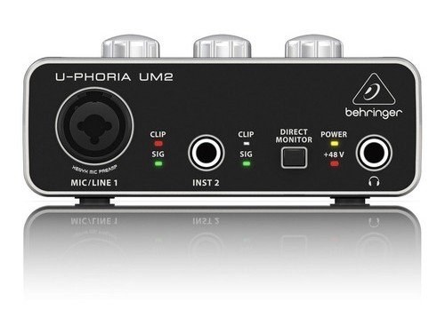 Interfaz de audio USB Behringer U-Phoria UM2