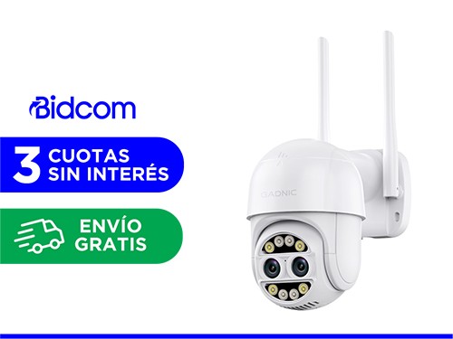 Cámara de Seguridad Gadnic 4K 8MP