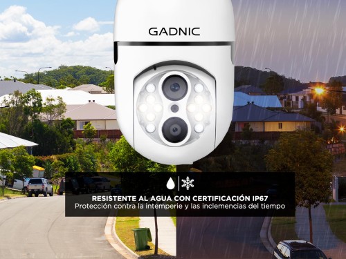 Cámara de Seguridad Gadnic tipo Bulbo Doble