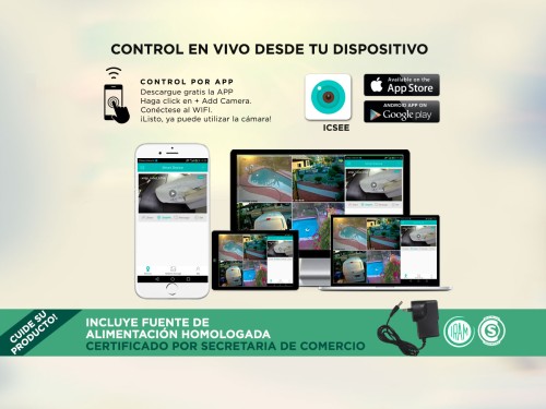 Kit x2 Cámaras de Seguridad Gadnic Domo con Vision Nocturna Wifi Full