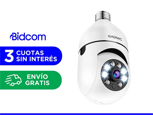 Cámara de Seguridad FULL HD Gadnic Domo Con Visión Nocturna Y Detecció