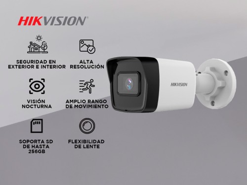 Cámara De Seguridad Bullet Hikvision DS-2CD1023G2-I 2 MP