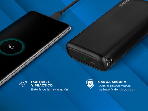 Cargador Portátil Gadnic K25 25000 mAh Carga Rápida 2 USB