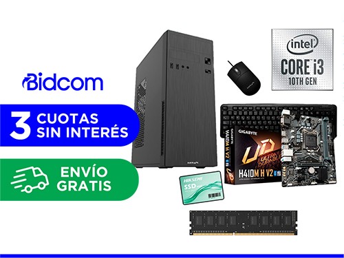 Pc Armada Intel Core i3 10100 8GB RAM 240GB SSD