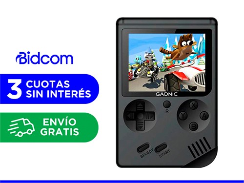 Consola de Juegos Gadnic GM1 Retro 8 Bit 500 Juegos Remoto