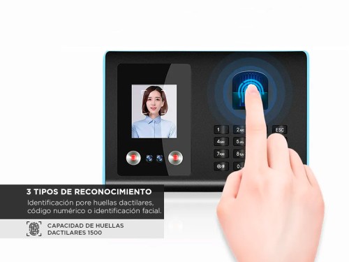 Control de acceso abre puerta Biometrico