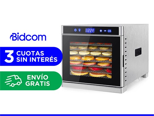 Deshidratador de Alimentos Gadnic 8 Bandejas