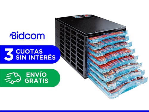 Deshidratador de Alimentos Gadnic 8 Bandejas 630W