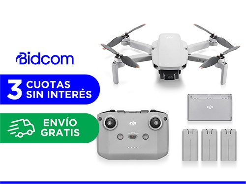 Drone DJI Mini 2 SE Fly More Combo Cámara HD Vuelo Extendido