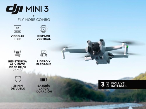 Drone DJI Mini 3 Fly More Combo DJI RC