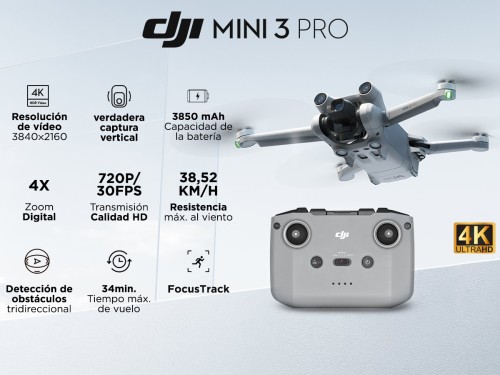 Drone DJI Mini 3 Pro Single 4k 48MP