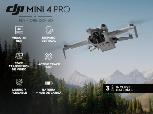 Drone DJI Mini 4 Pro Fly More Combo Control Remoto RC 2