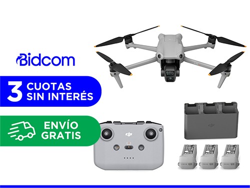 Drone DJI AIR 3 Fly More Combo + Control DJI RC-N2