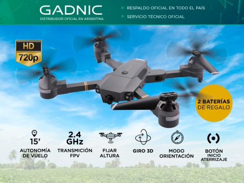 Drone Gadnic XP1 Con Camara Hd 720p Para Adultos Y Niños