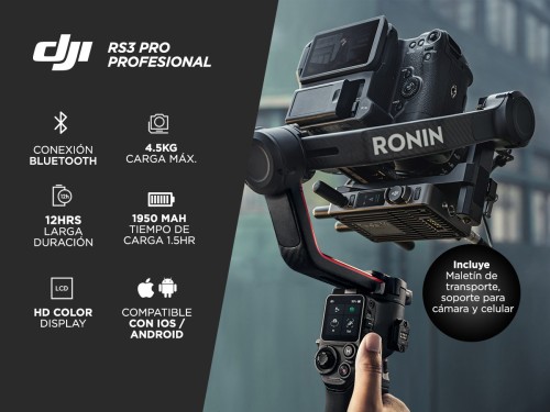 Estabilizador de Cámara DJI RS3 PRO Profesional