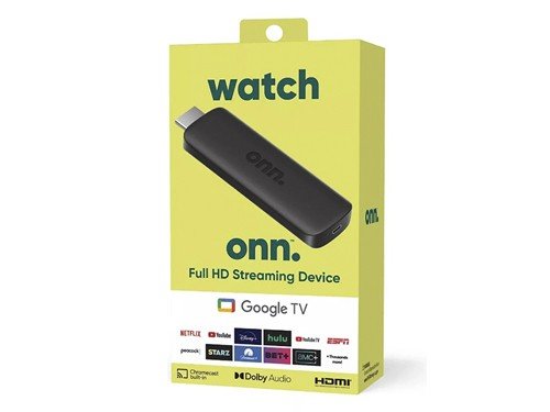 Chromecast Full HD Streaming Google Tv Onn