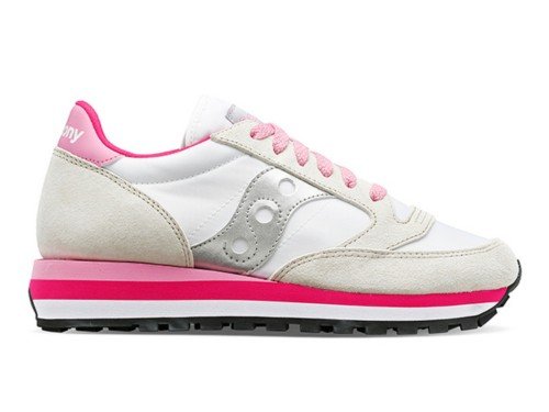 ZAPATILLA MUJER SAUCONY JAZZ TRIPLE WHITE/GREY/PINK ORIGINALS