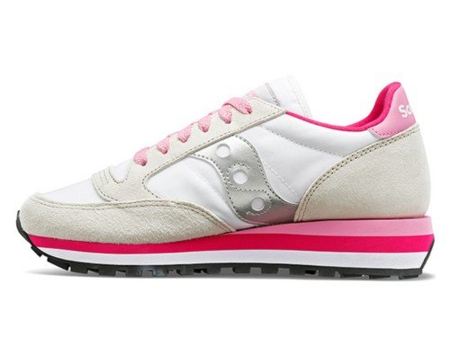 ZAPATILLA MUJER SAUCONY JAZZ TRIPLE WHITE/GREY/PINK ORIGINALS