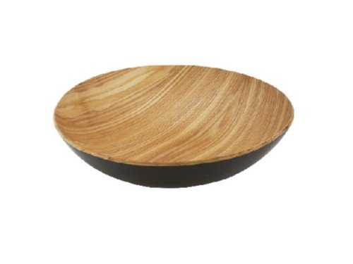 Bowl Madera 32 X 32 X 7 Cm Hogar Deco Carol