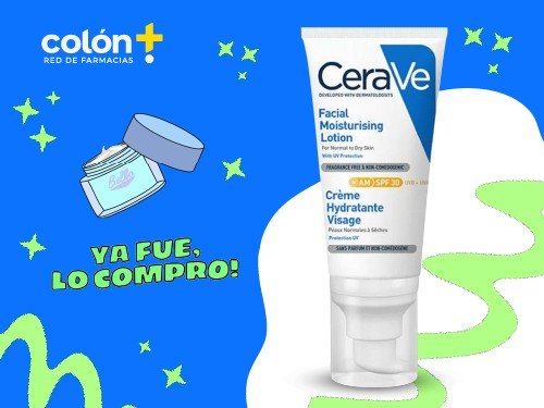 Loción Hidratante para rostro con FPS30 x 52ml CERAVE