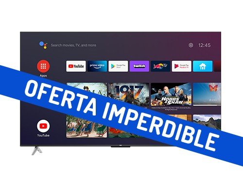 Smart Led Google Tv Rca 50" Uhd 4K 3840 X 2160 And50p6uhd