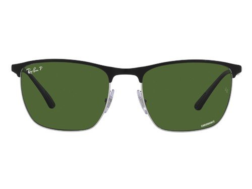 Anteojos de sol Ray-Ban RB3686, BLK SHN, GRN Polarizado