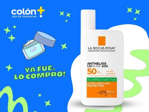 Protector Solar Anthelios UVMune 400 Fluido Ctrl FPS50 LA ROCHE POSAY