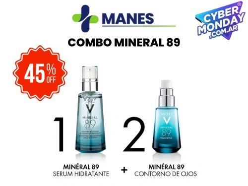 VICHY RUTINA MINERAL 89 FORTIFICANTE RESTAURADORA (BOOSTER + OJOS)