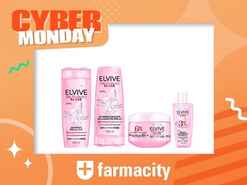 Kit Elvive Glycolic Gloss Rutina Brillo Intenso